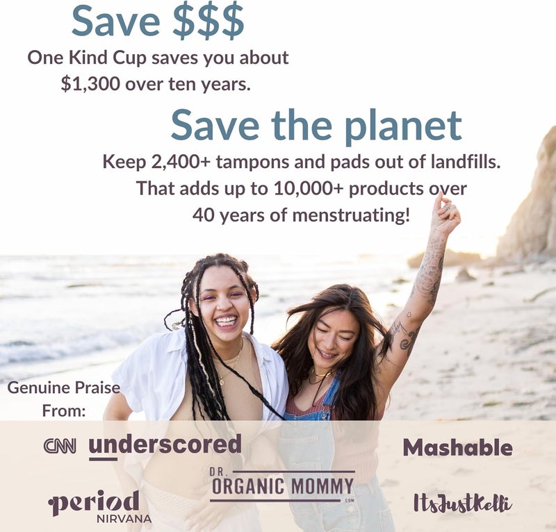 WEVOTOPIA Kind Cup | Comfortable | Soft | Curved Period Cup | Easy to Reach | Easy to Use | 100% Medical Grade Silicone Cups | Patented Menstrual Cups | Reusable Cups (Clear - Regular & Small (Duo)) - Image 4